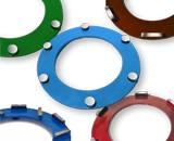 Schleifringe mit metallgebundenen Diamantsegmenten