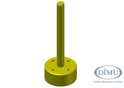 Pin für Umlenkrolle mit Hochleistungslag