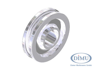 Umlenkrolle 160 mm f. Schrägkugellager