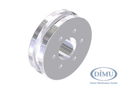 Umlenkrolle 160 mm Tauchr. f. Kapselung