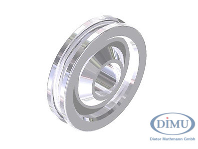 Umlenkrolle 180 mm f. Schrägkugellager