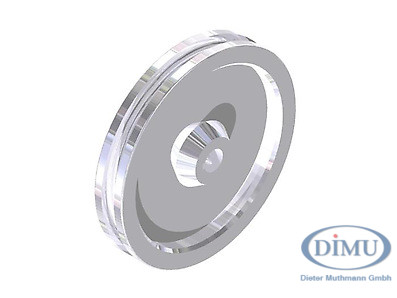 Umlenkrolle 300 mm mit Nut 30 mm