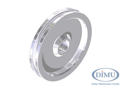 Umlenkrolle 300 mm f. Rillenkugellager