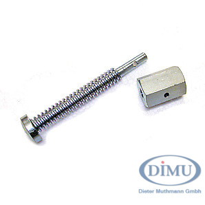 Trapezspindel TR16x4 mit 6-kant Aufsatz