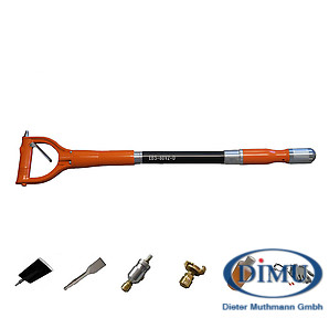 Ausschachtungsset m. 15cm Spaten Meissel