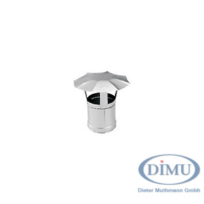 Regenhaube ø 150 mm Edelstahl