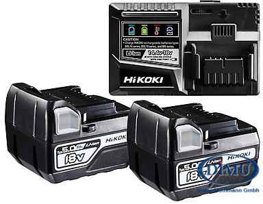 2x BSL1850C 18 V 5,0 + UC18YSL Ladegerät