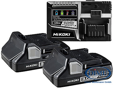 2x BSL1830C 18V / 3,0 Ah + UC18YSL