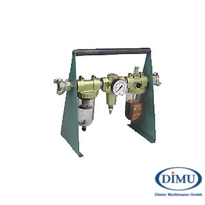 Wartungseinheit tragbar mit Druckregler