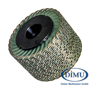 Trommel mit Diamantscheiben Turbo inkl.