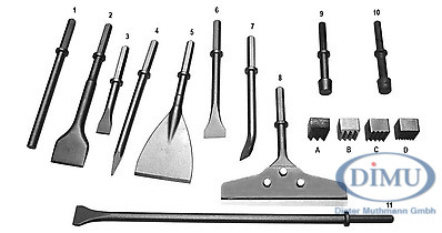 Meißel für von Arx NP/MK/K/B Hämmer
