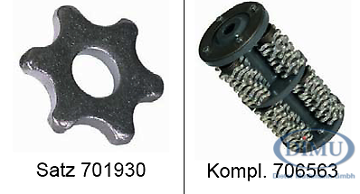 Trommel mit Sechskant-Lamellen