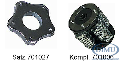 Trommel mit Fünfkant-Lamellen VA10