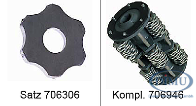Trommel mit Sechskantlamellen 54 x 6 mm