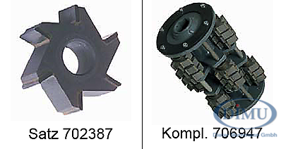 Trommel mit Schällamellen 57 x 19 mm
