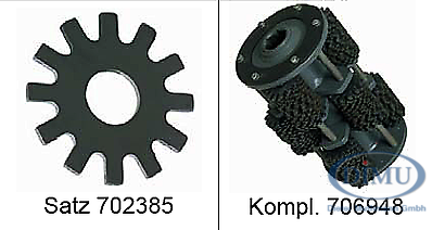 Trommel mit Strahlenlamellen 56 x 2,5 mm