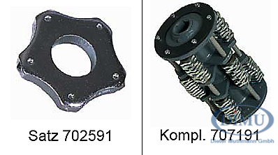 Trommel mit Fünfkantlamellen VA25S