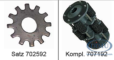 Trommel mit Strahlenlamellen 42x2mm
