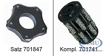 12W Trommel kompl. mit 5-kt Lamellen kl.