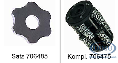 Trommel 8-Wellen mit 6-kt Lammellen 54mm