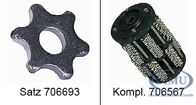 12W Trommel kompl. mit 6-kt Lam. klein