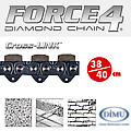 F4 Diamantkette 38/40cm CROSSLINK
